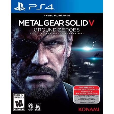 Metal Gear Solid V 5 Ground Zeroes PS4 Secundaria