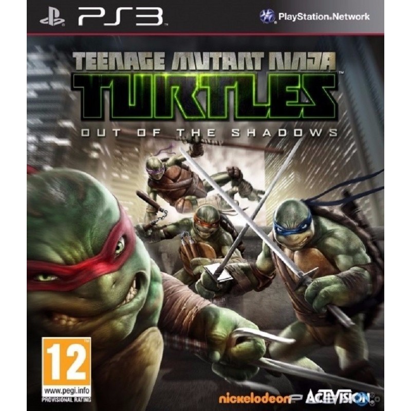 Tortugas Ninja Out Of The Shadows PS3 Español