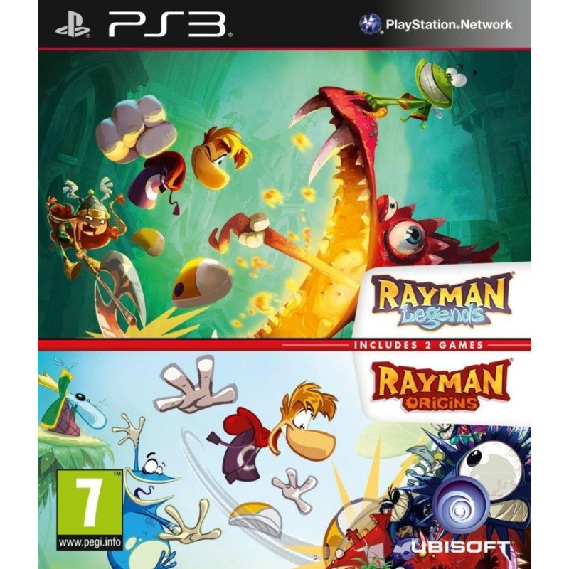 Rayman Legends y Rayman Origins PS3